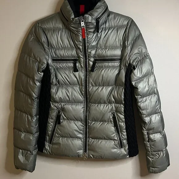 Bogner Fire & Ice Down Jacket in Gray Size M/6 - Picture 4 of 12